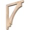 Ekena Millwork Imperial Craftsman Smooth Bracket, Douglas Fir, 3 1/2"W x 36"D x 42"H BKT04X36X42IMP04SDF - alternate 1